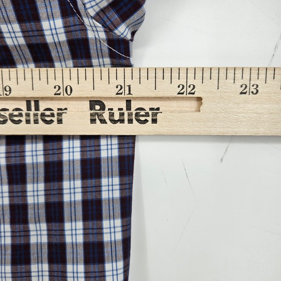 Ariat Shirt Mens‎ Small Wrinkle Free Plaid Western Flip Cuff Button Down - Picture 11 of 11